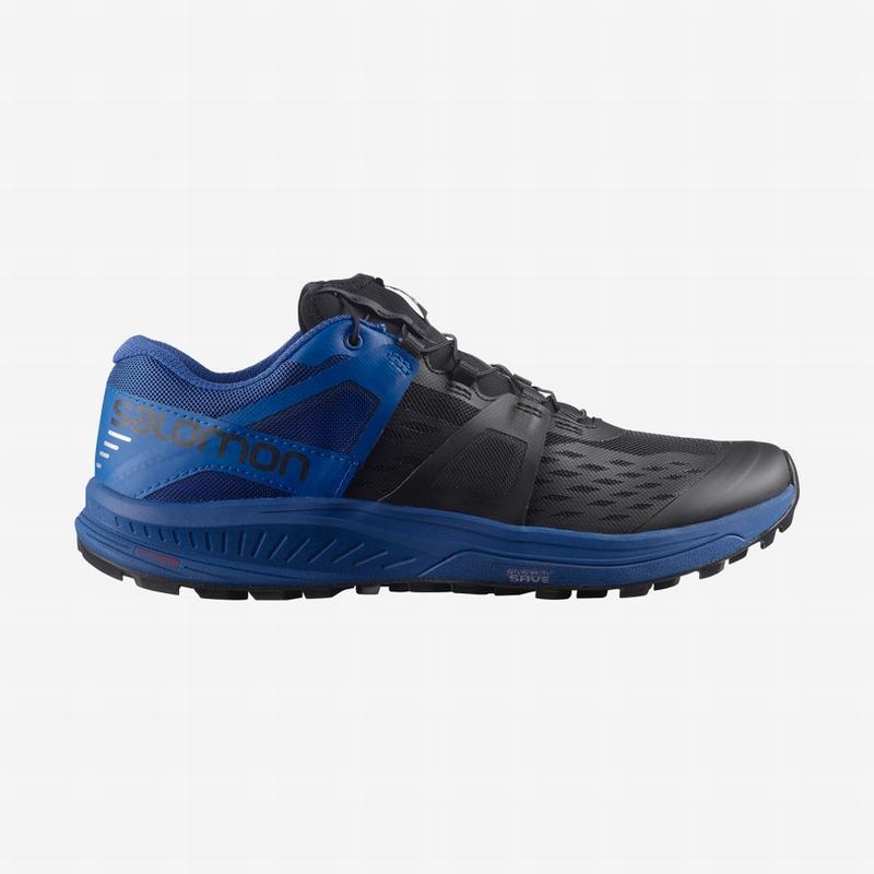 Zapatillas Trail Running Salomon Hombre Negras / Azules - Salomon Argentina ULTRA /PRO ,584972-IVC